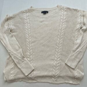 American Eagle White Sweater